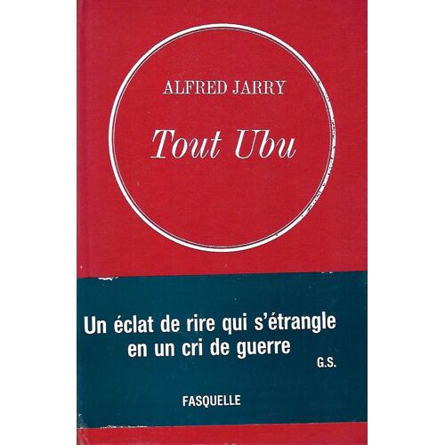 Alfred Jarry Tout Ubu Fasquelle