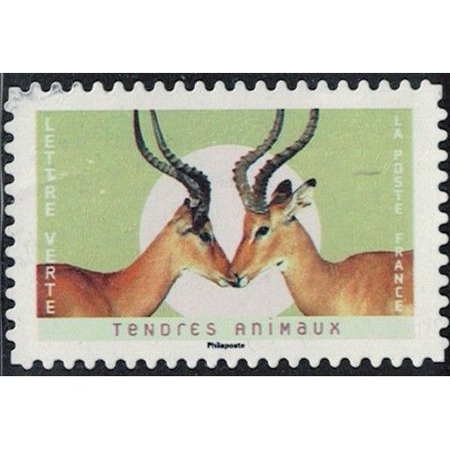 France 2023 Oblitéré Used Tendres Animaux Impalas Y&T Fr 2246 Su