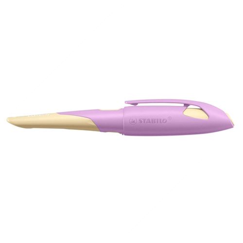 Stabilo Stylo Plume - Easybirdy - Edition Pastel Rose/Abricot - Gaucher