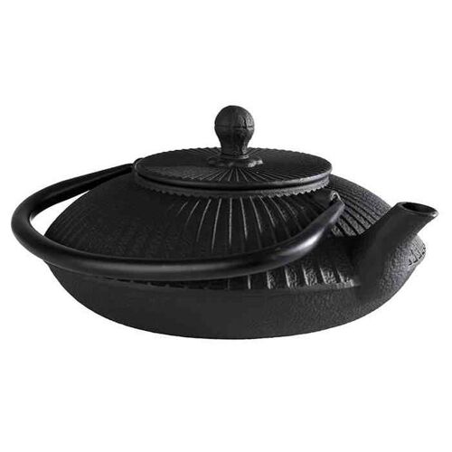 Aps Théière Asia, En Fonte, 0,8 Litre, Noir