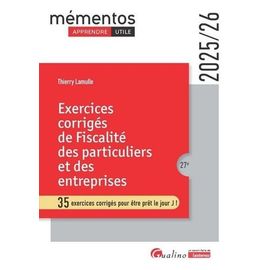 Exercices Corrigés De Fiscalité Des Particuliers Et Des Entreprises