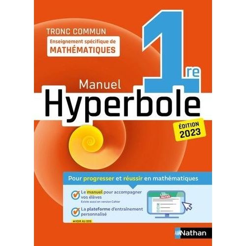 Enseignement Spécifique De Mathématiques 1re Hyperbole