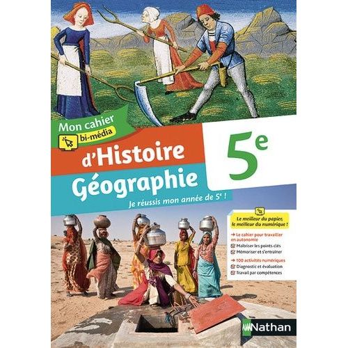 Mon Cahier Bi-Média D'histoire-Géographie 5e