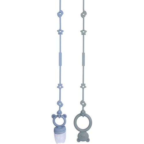 Asfasfq-2 Pcs Silicone Cup Catcher With Dummy Chain For Baby Toys,Cup Retainer Strap For Stroller, Highchair, Car Seat, Accessoire Antichute Pour Siège Auto, Car Seat