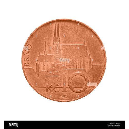 10 Couronnes Pièce République Tchèque 1983