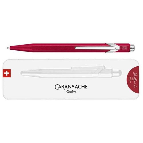 Caran D'ache Stylo À Bille 849 Colormat-X, Rouge