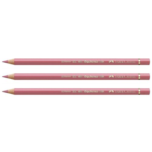 Faber-Castell Lot De 3 Crayons De Couleur Polychromos Mine 3,8mm À L'huile Chair Moyen