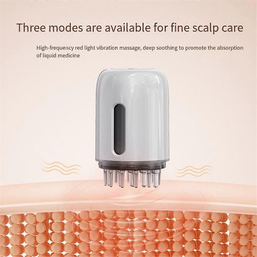 Masseur Électrique Pour Cuir Chevelu Et Applicateur D'huile Capillaire 2 En 1,B