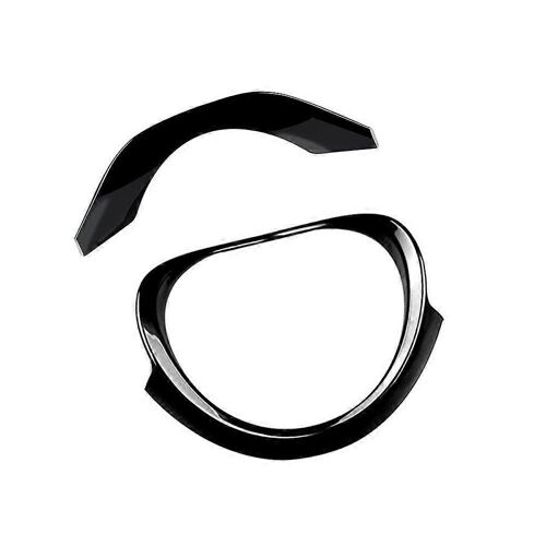 2 Pièces Pour Vezel -V 2021 2022 Intérieur Voiture Noir Brillant Volant Panneau Couverture Garniture Décoration Fr