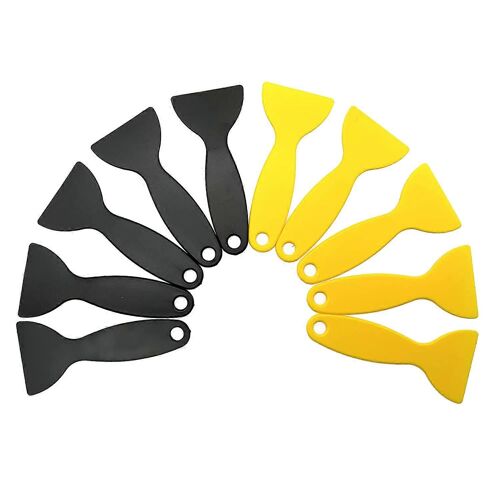 Spatule En Plastique De 10 Pcs, Outil D'installation D'autocollant De Dissolvant De Bulles D'air De Couteau De Peinture Flexible