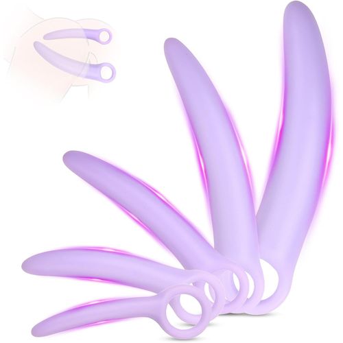 2.0 Dilatateur Vaginisme Sex Toy Homme Femme,Ensemble De 5 Dilatateurs Vaginal En Silicone Dilator Vaginette,Plug Vaginal Dilatateur Vaginal Masturbateur Gode Plug Anal Plug Femme Débutante