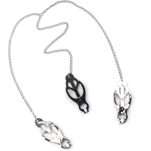 Kalanka-Pince Teton Pince Clitoridienne 2 In 1, Adult Toys Pince À Mamelons, Pinces À Seins Avec Chaîne, Pinces À Seins Avec Chaîne Jouet Sexuel Sex Toy
