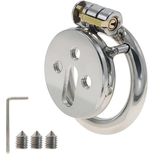 Cage De Chasteté Métal Homme Chasteté Pour Pénis Chastity Cage Male Cock Cage Men Sex Toy¿S Pour Punition Sm Sextoyse Couple Plaisir 2 (40mm)