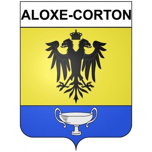 Aloxe-Corton 21 Ville Stickers Blason Autocollant Adhésif - 8 Cm