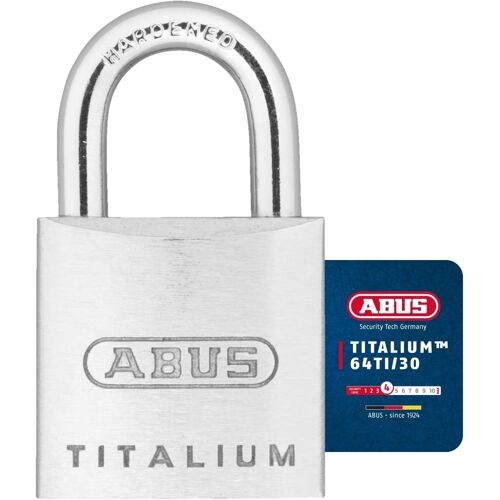 Titalium AB64TI/30 - corps de cadenas en aluminium spécial - anse en acier trempé - de sécurité 4 - argent, gris, 30mm