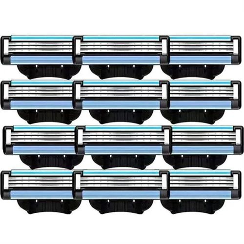 De Lames De Rasoir 20pièces, Recharges De Lames Mach 3manuelles Pour Recharges De Lames De Rasoir Pour Hommes Gillette Mach 3 