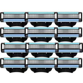 De Lames De Rasoir 20pièces, Recharges De Lames Mach 3manuelles Pour Recharges De Lames De Rasoir Pour Hommes Gillette Mach 3 