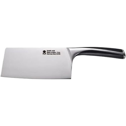 Subzonal-Masterpro Elegance | 17,5 Cm Hackmesser | Hochwertiges Edelstahl-Hackmesser | Matte Oberfläche | Ergonomischer Griff