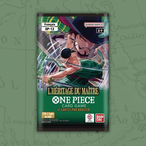 Booster One Piece : L'héritage Du Maître (Op12) - Version Fr (Bandai)