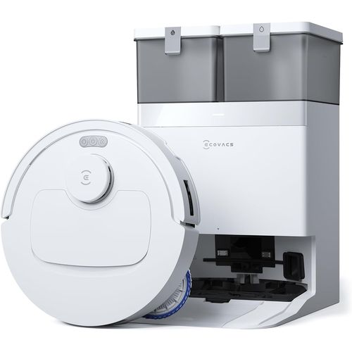 SUBZONAL-ECOVACS DEEBOT T30C OMNI Robot Aspirateur Laveur avec Station, Aspirateur Robot 20000Pa, Lavage à l'eau chaude 75¿, Serpillière OZMO TURBO 2.0, Brosse ZeroTangle 3.0, Nettoyage humide adapta
