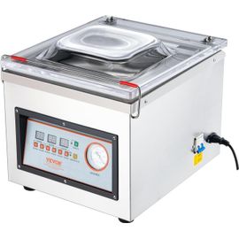 Machine À Emballer Sous Vide À Chambre 320 W Machine D'emballage Sous Vide Taille Compacte 320 Mm Dans La Cuisine Domestique Et Pour Un Usage Commercial Pour Aliments Humides, Viandes, Marinades