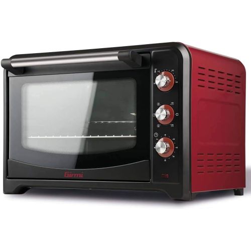 SUBZONAL-FE42 Four Électrique Ventilé, 2000W, 42 Litre, Rouge/Noir