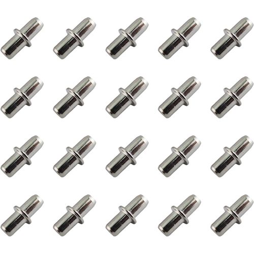 Subzonal-Lot De 20 Support Etagere 5 Mm-Supports D'étagère-Taquets Pour Étagères-Support De Planche-Pour Meubles, Armoires.