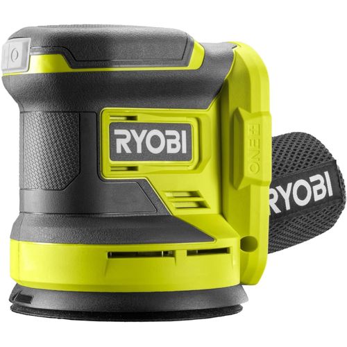 SUBZONAL-RYOBI Ponceuse Excentrique Sans Fil 18V ONE+ RROS18-0 ¿ Plateau Ø125 mm, Collecteur de Poussière, Mouvements Orbitaux Puissants ¿ Finition Bois, Peinture, Métal ¿ Batterie Non Incluse