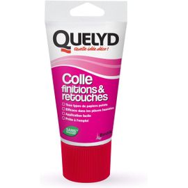 SUBZONAL-Quelyd Colle Papiers Peints Finitions et Retouches ¿ Colle Raccord Papiers Peints ¿ Colle Frises Papiers Peints et Décoration ¿ Sans Solvant ¿ Couleur : Blanc Crème ¿ Tube 100 g