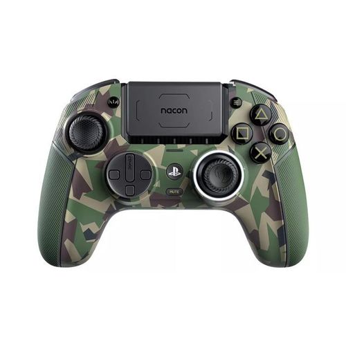 Manette Revolution 5 Pro Bluetooth Forest Camo Nacon Pour Ps5, Avec Son Boitier De Rangement Compatible Ps4 Et Pc