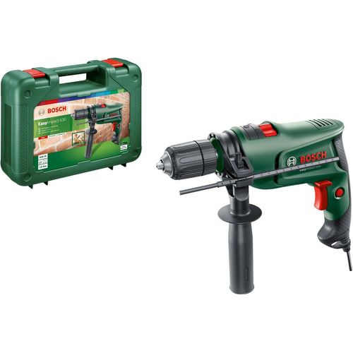 SUBZONAL-Bosch Home and Garden Home and Garden Bosch Perceuse à percussion électrique - EasyImpact 630 (630 W, dans coffret de transport)