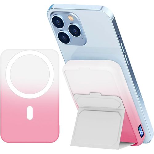 Batterie Externe Magnétique Sans Fil 10000mah For Mag-Safe Sans Fil Charge, Pd 22,5 W Sans Fil Powerbank, Charge Rapide, Chargeur Portable Avec Support Pliable, Pour Iphone 16/15/14/13/12[Z1096]