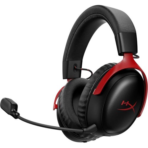 SUBZONAL-HyperX Cloud III S - Casque de Jeu sans Fil multiplateforme 2,4 GHz Bluetooth - Autonomie jusqu'à 120 Heures - 2,4 GHz - Pilote d'inclinaison de 53 mm - Microphone Amovible de 10 mm - Noir e