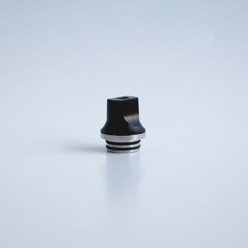 KALANKA-Embouchures de rechange courtes universelles larges et plates 810 Drip Tip pour atomiseur de réservoir RTA (noir)