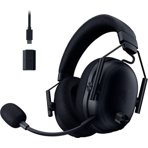 SUBZONAL-Razer BlackShark V3 Pro - Casque ANC sans Fil pour l¿Esport - Annulation Active - Haut-parleurs 50mm - Micro HyperClear Amovible - Wireless 2,4 GHz & Bluetooth - FPS - PC/Mac | Noir