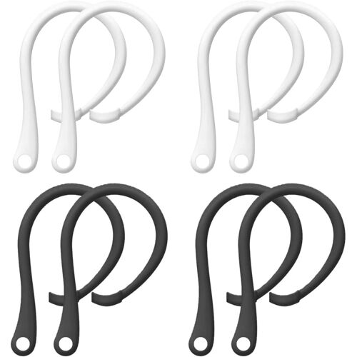 KALANKA-4 Paires de Crochets d'oreille Anti-Perte en Silicone compatibles avec Pro 3 & 2 & 1, pour Le Sport, la Course à Pied, Les activités d'exercice