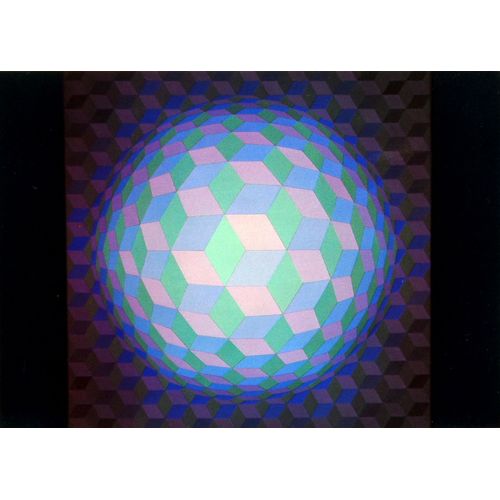 Vasarely Victor Lot Cartes Postales Tableaux Peinture