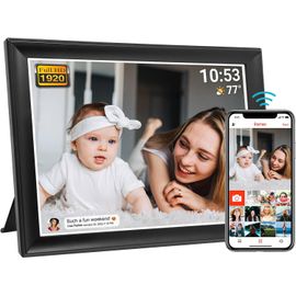 SUBZONAL-Cadre photo numérique Frameo de 64 Go avec WiFi, écran tactile LCD FHD IPS intelligent 1920 x 1280, rotation automatique, prend en charge les cartes SD et les clés USB, 2,4/5 GHz, partagez