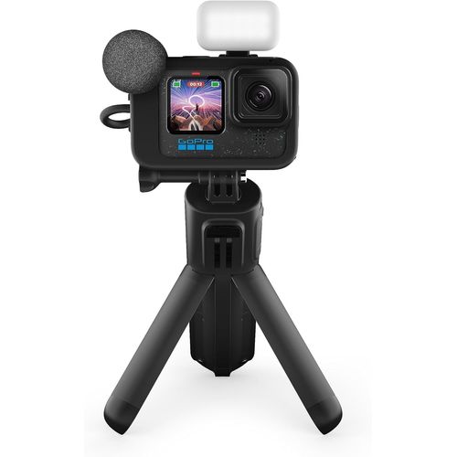 SUBZONAL-GoPro HERO12 Black Creator Edition - Comprend Volta (poignée de Batterie, trépied, télécommande), Media Mod, Light Mod, Batterie Enduro et étui de Transport