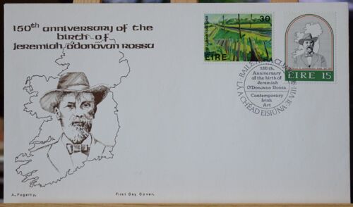 Enveloppe 1er Jour 150ème Anniversary Of The Birth Of Jeremiah O'Donovan Rossa - Irlande