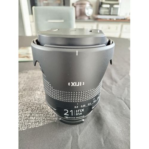 objectif IRIX 21 mm f1.4 monture canon full-frame