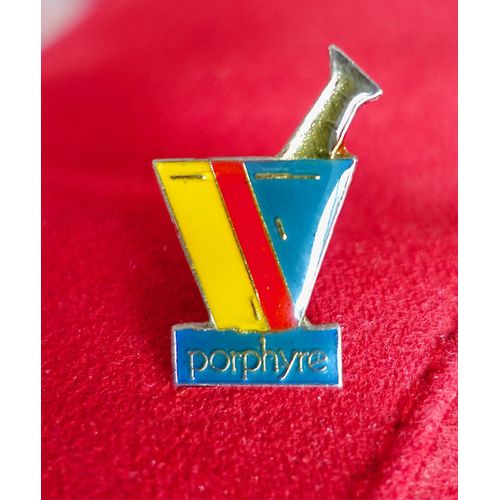 Pins Société Porphyre. Rare
