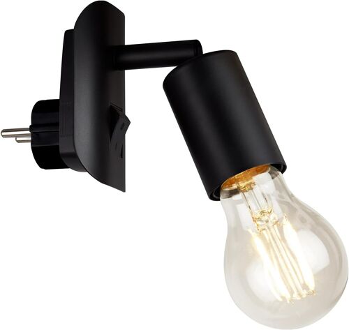 Lampe Prise 9,5 Cm Max 25 W Noir