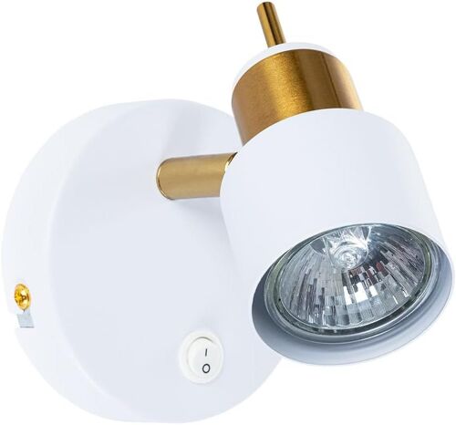 Plafonnier Led ¿ Pour 1 Ampoule ¿ Avec Abat-Jour En Métal Blanc ¿ Pour La Cuisine ¿ Bureau Ou Maison¿