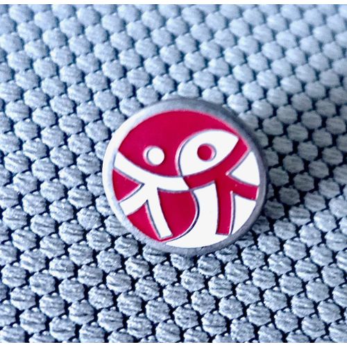 Pins Amitie "Main Dans La Main". Yin Et Yang.