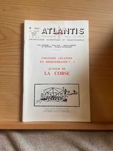Revue Atlantis N°284 Juillet - Aout 1975 Autour De La Corse
