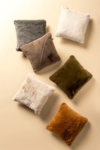 Housse De Coussin Gris 45x45 Cm - Couleur Unie