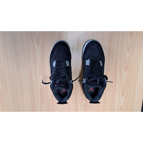 Air Jordan 4 Black Canvas Taille 42