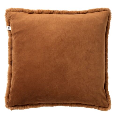 Housse De Coussin Marron 60x60 Cm - Couleur Unie