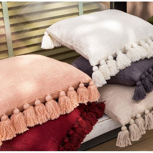 Coussin Rose 45x45 Cm Uni